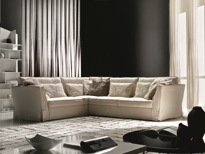 OTELLO - Corner sectional fabric sofa _ Former In Italia